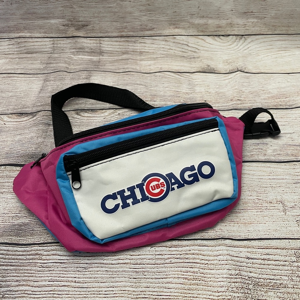 Chicago Cubs x Budweiser Fanny Pack Waistpack Belt Bag Pink Blue